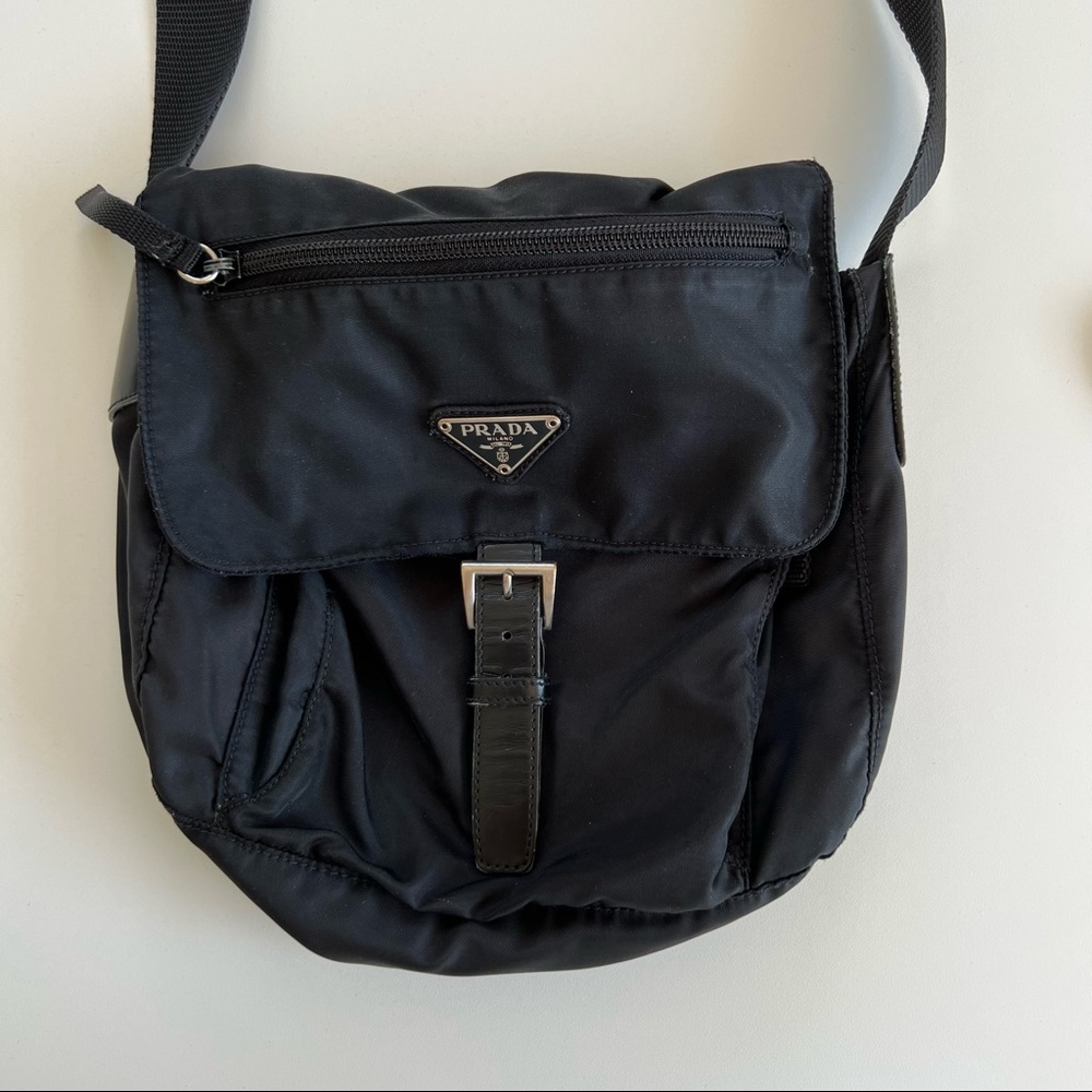 Prada black crossbody bag